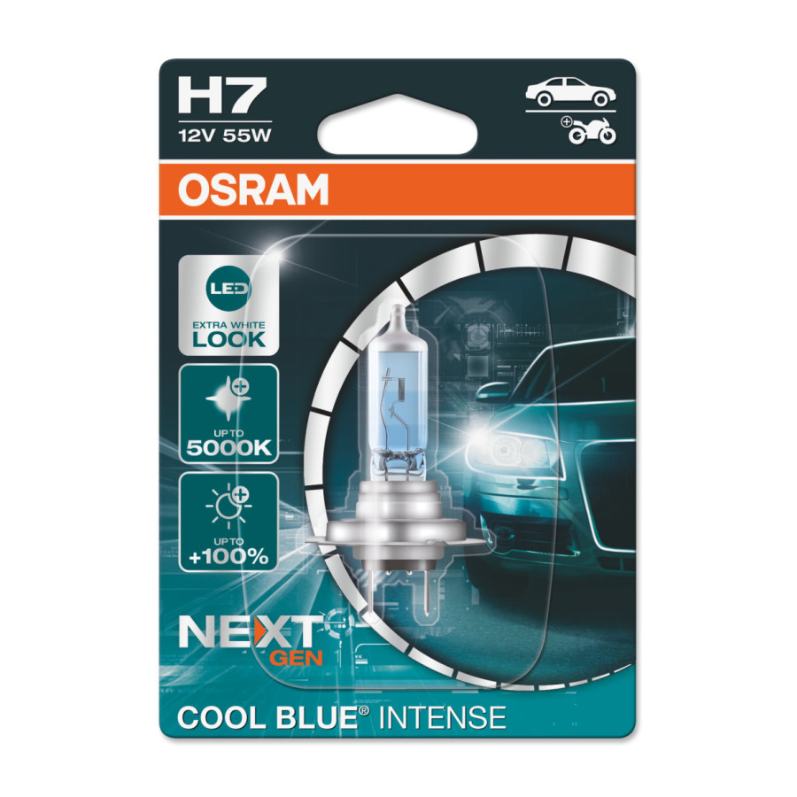 Osram Cool Blue Intense NextGen H7 12V/55W Top Merken Winkel